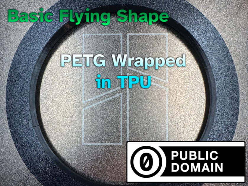 Flexible Frisbee Rigid Center by Public Domain
