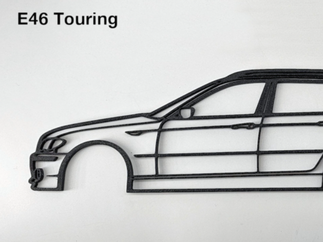 BMW E46 Touring Silhouette