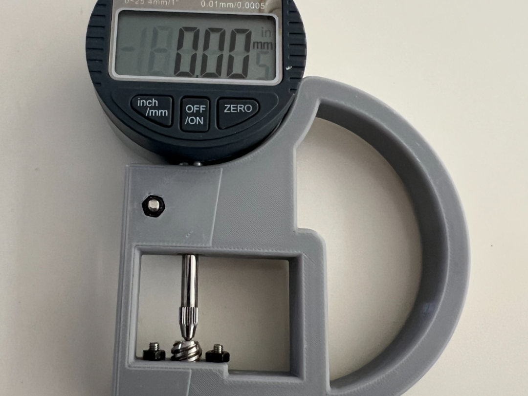 Lead Screw Nut Backlash / End Play Tester