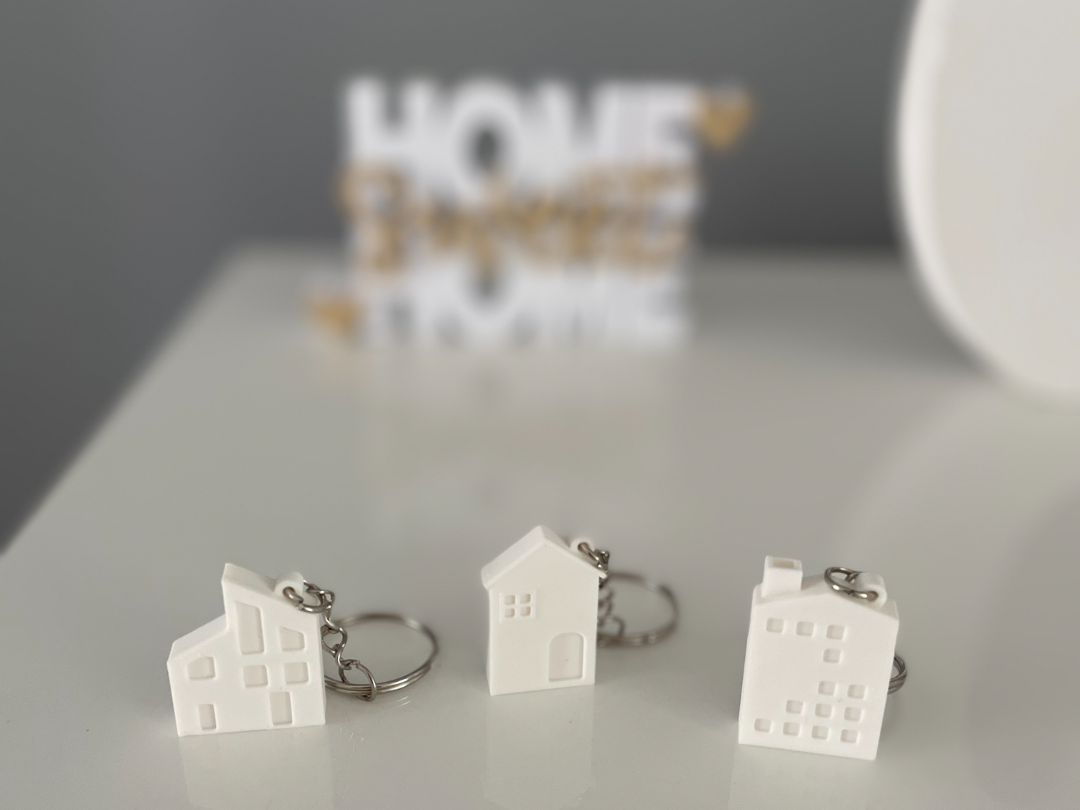Tiny House Keychain Collection