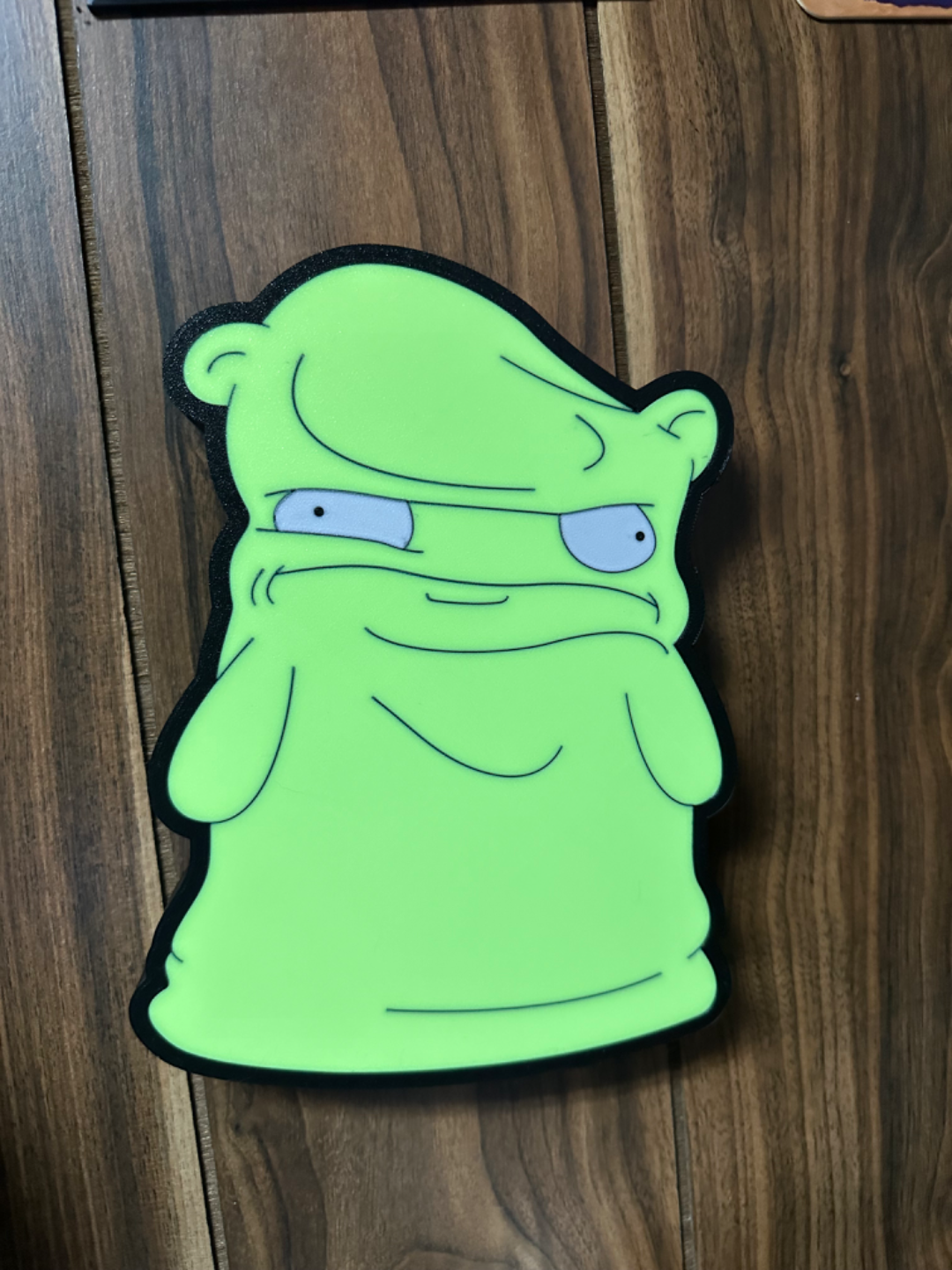 bobs burgers bad kuchi kopi lightbox/ wall art
