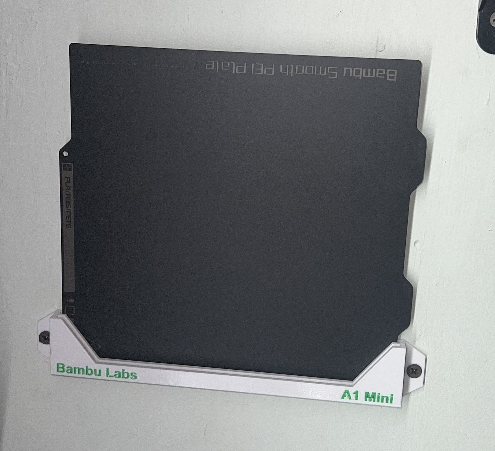 A1 Mini build plate wall mount