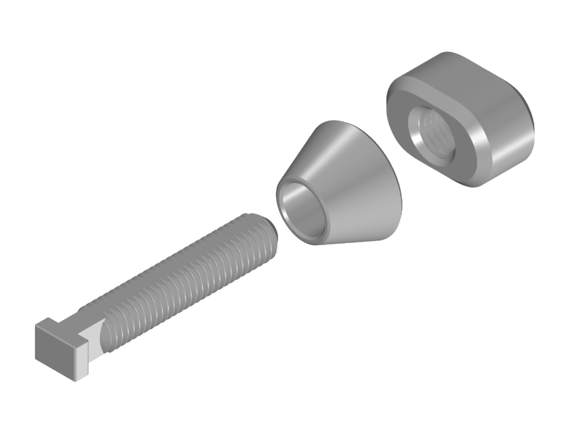 Toilet seat fixings mount replace screw set