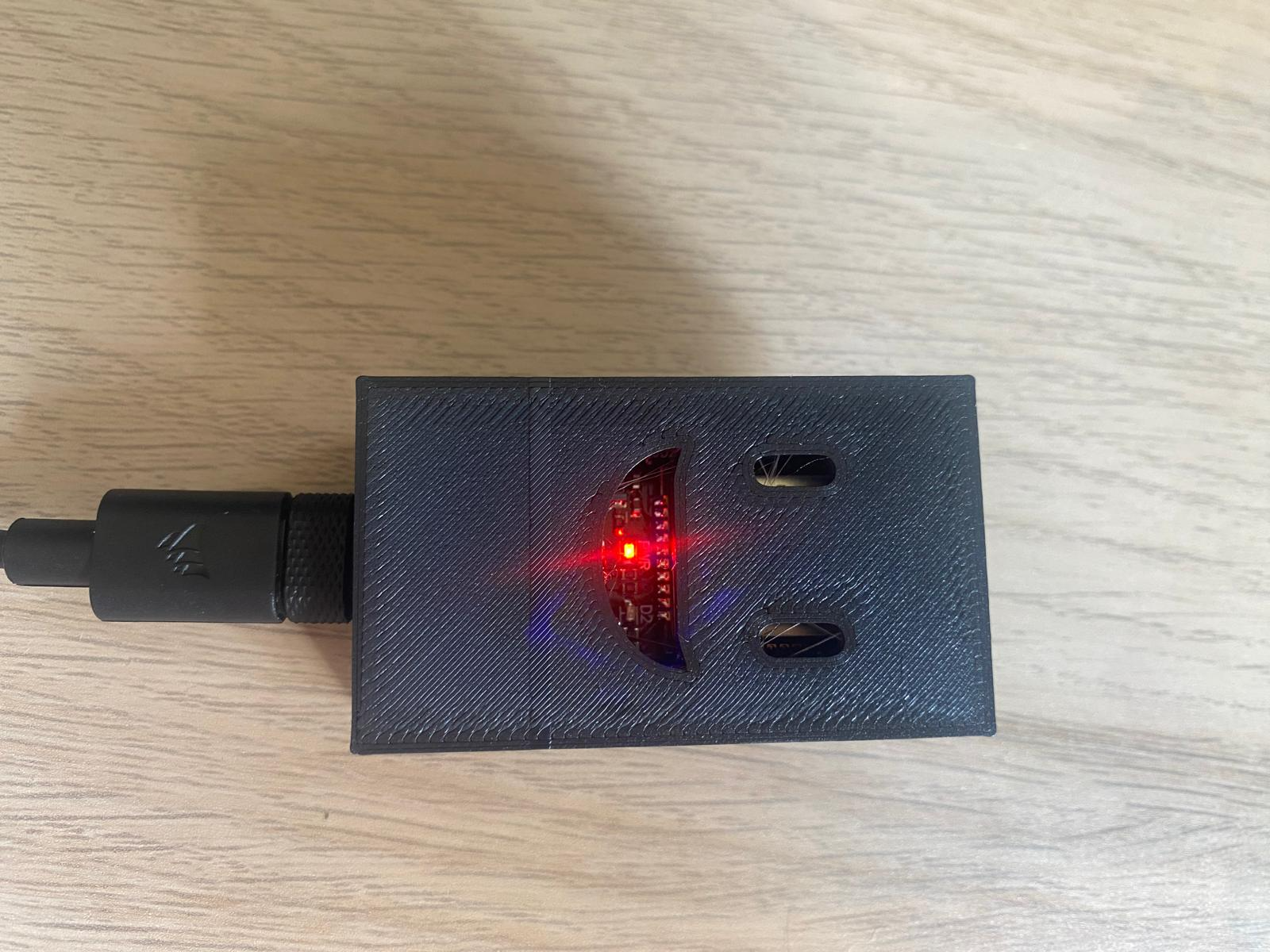 Esp32 case with visible gpio pins