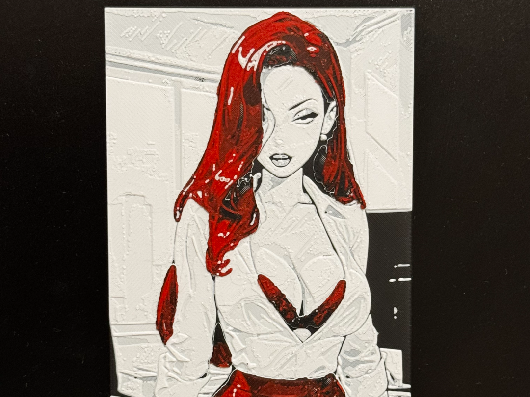 Pelirroja de Cómic con HUEFORGE