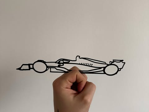 F1 silhouette for car lover