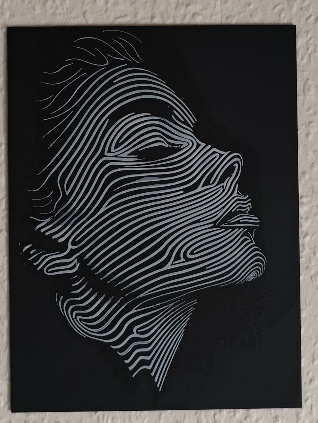 Hueforge - Woman Head Lineart