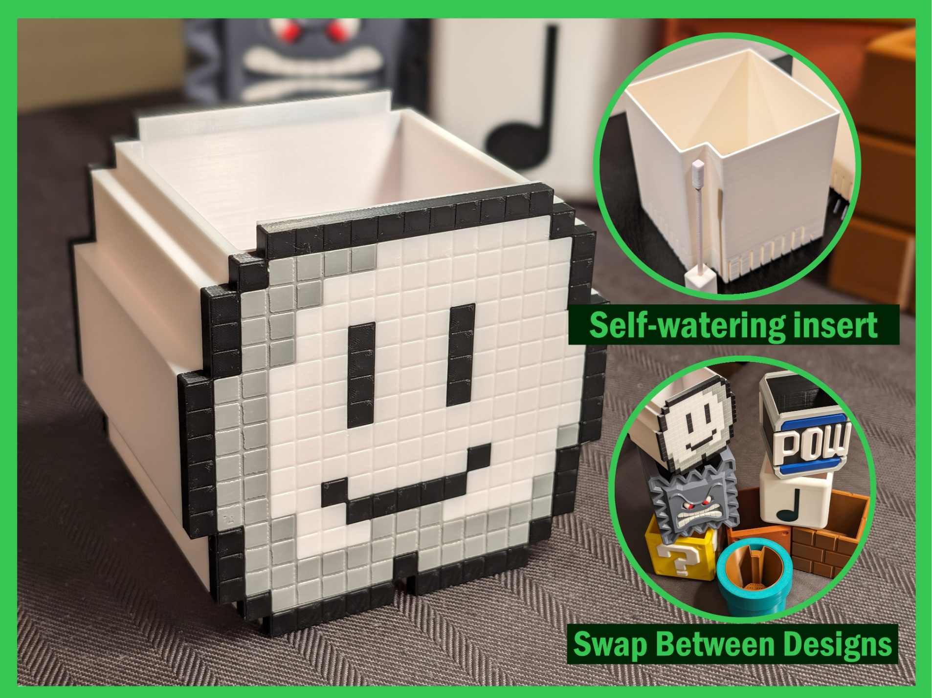 Super Mario Lakitu's Cloud Box/Self-Water Planter