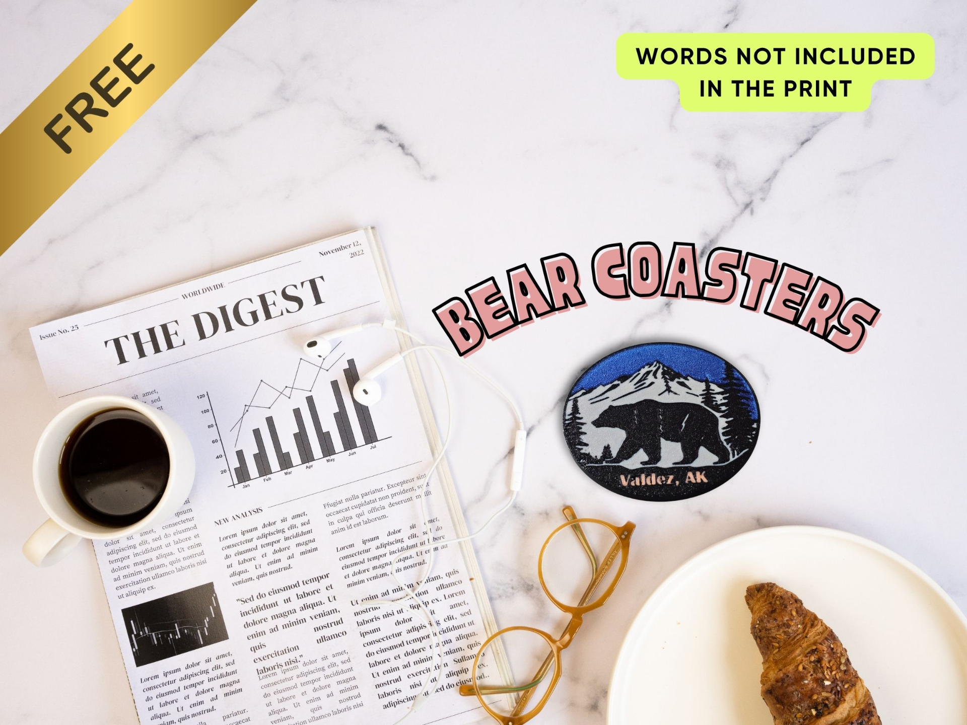 Bear Coasters