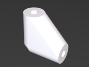 90 degree 2mm dowel connector