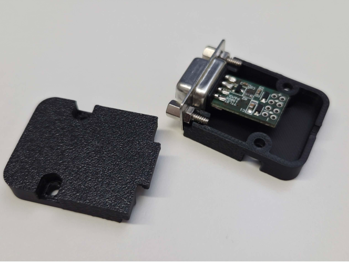D-Sub 9-pin connector cover