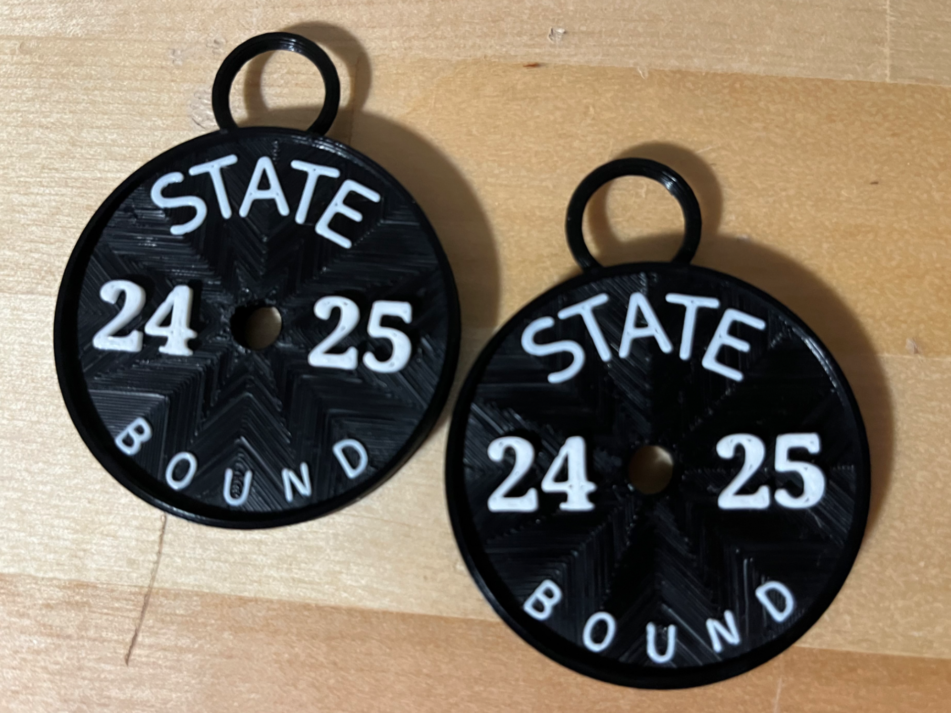 Weightlifting Keychain