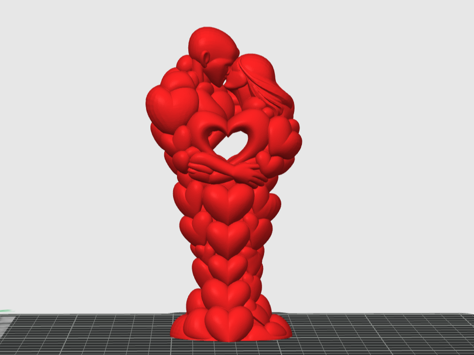Eternal Embrace – Organic Heart Love Sculpture