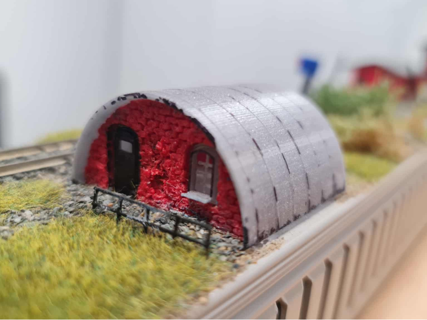 KATO N scale Arched Shed