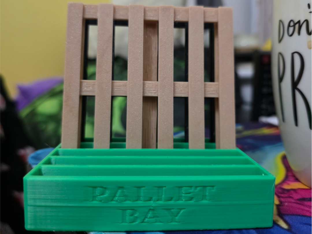 pallet coaster holder