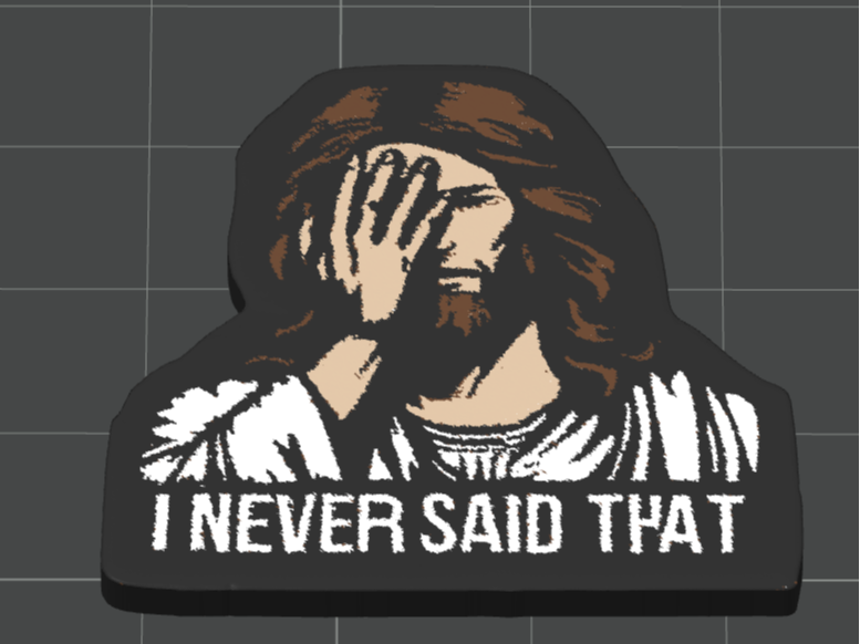 I never said that