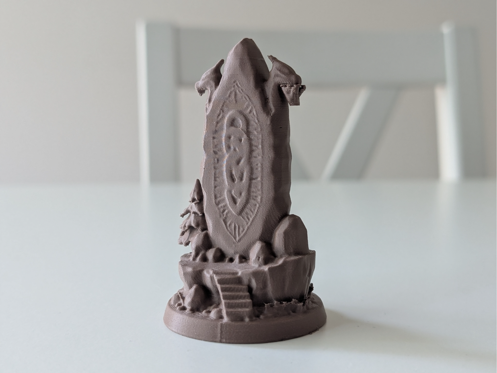Mystic Rune Monolith – 3D Diorama Sculpture