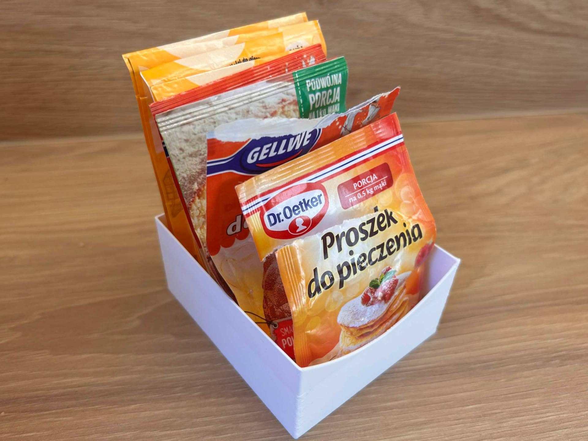 Minimalist Kitchen Sachet Organizer