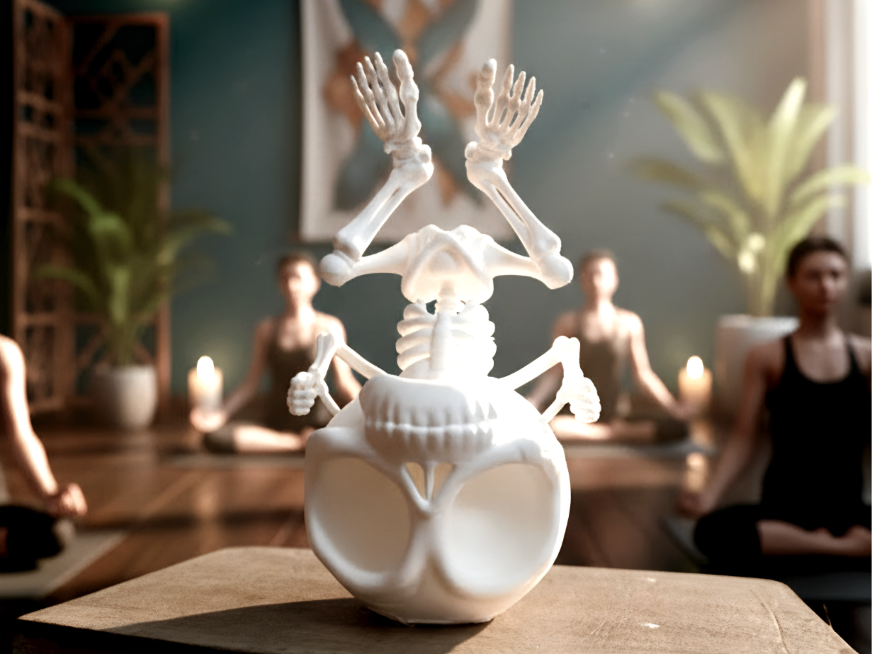 "Chill" Skeleton - Headstand