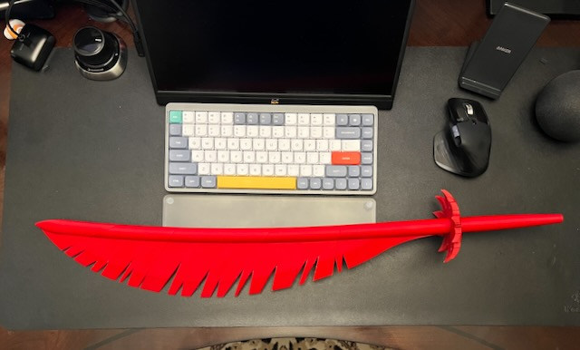 Hawks Feather Sword Prop