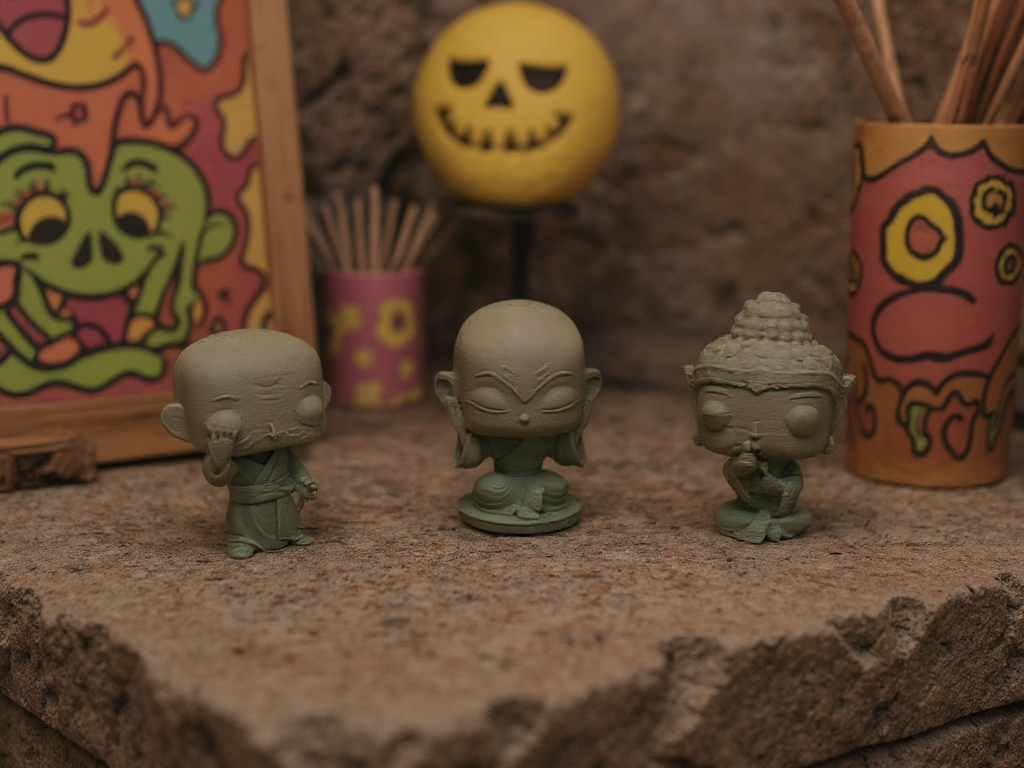 Buddha Pop See No Evil Hear No Evil Speak No Evil