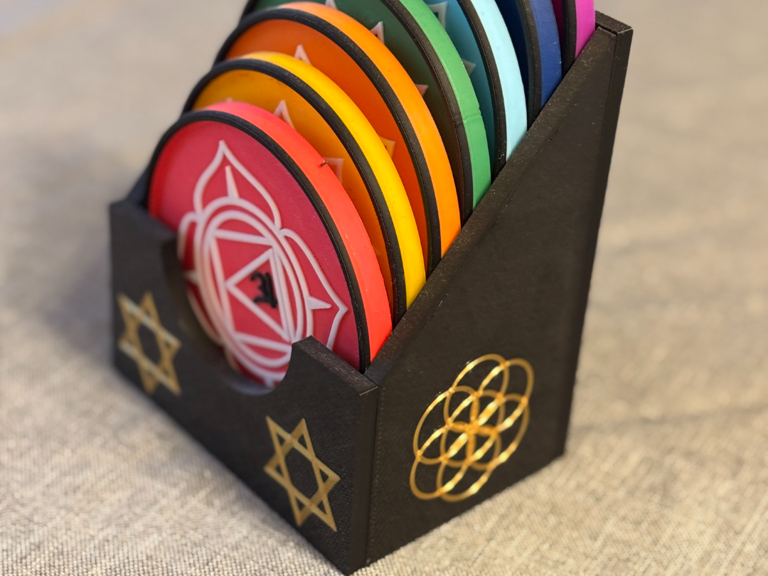 Chakra Glass Mount Display Case