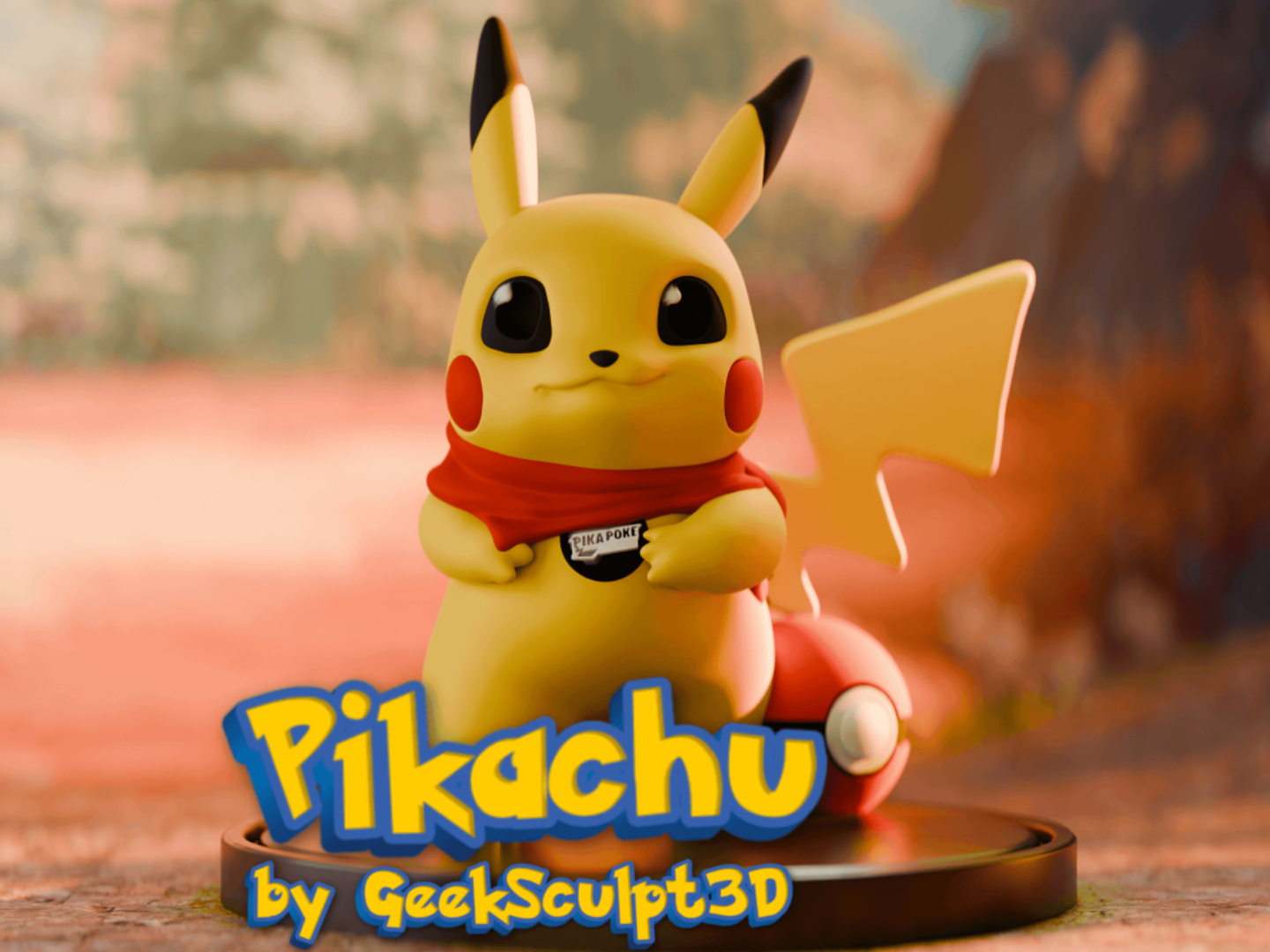 Pikachu Sculpture – Pokemon Inspired Collectible
