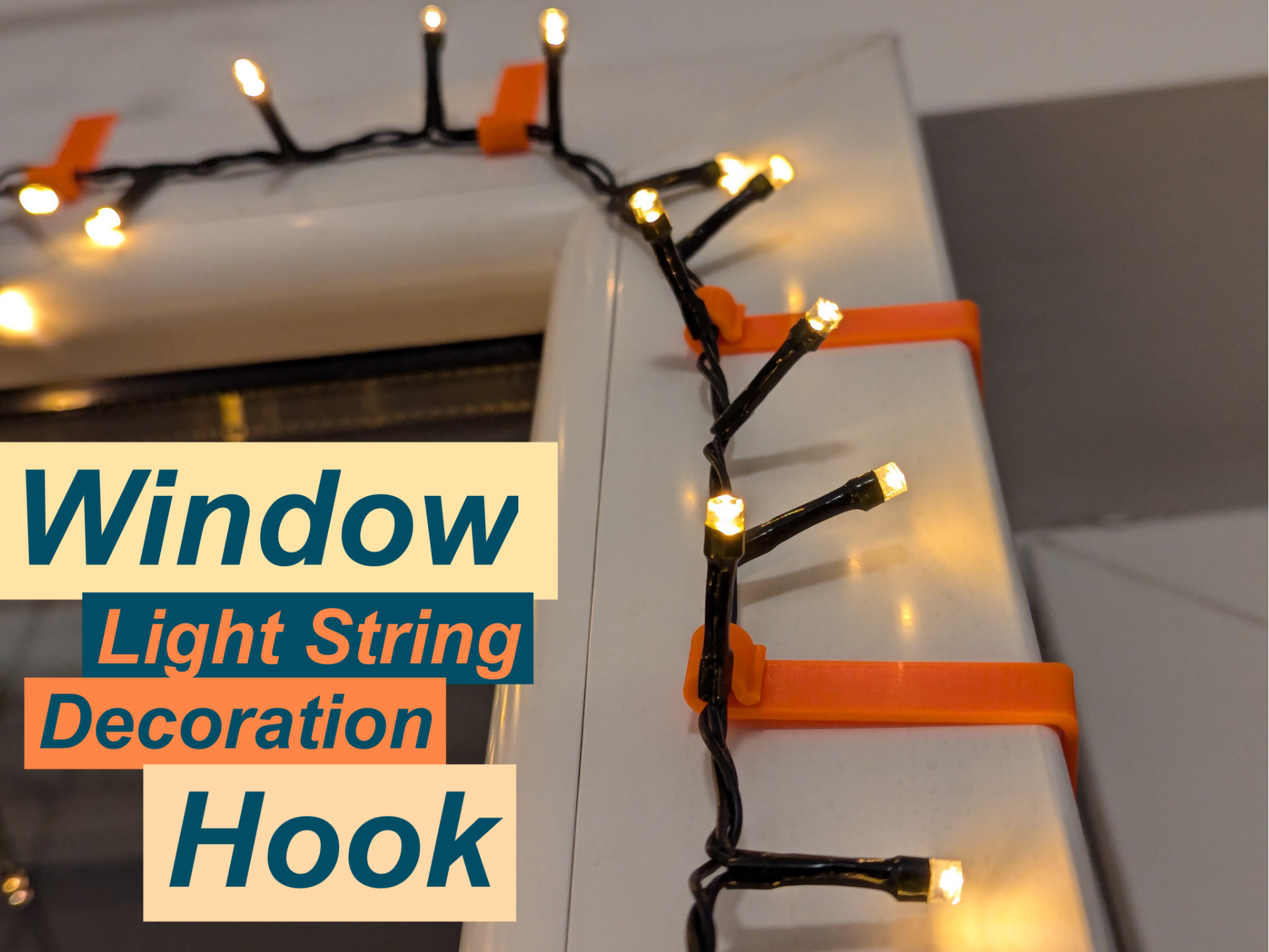 Christmas lights decorations hook/clip for windows