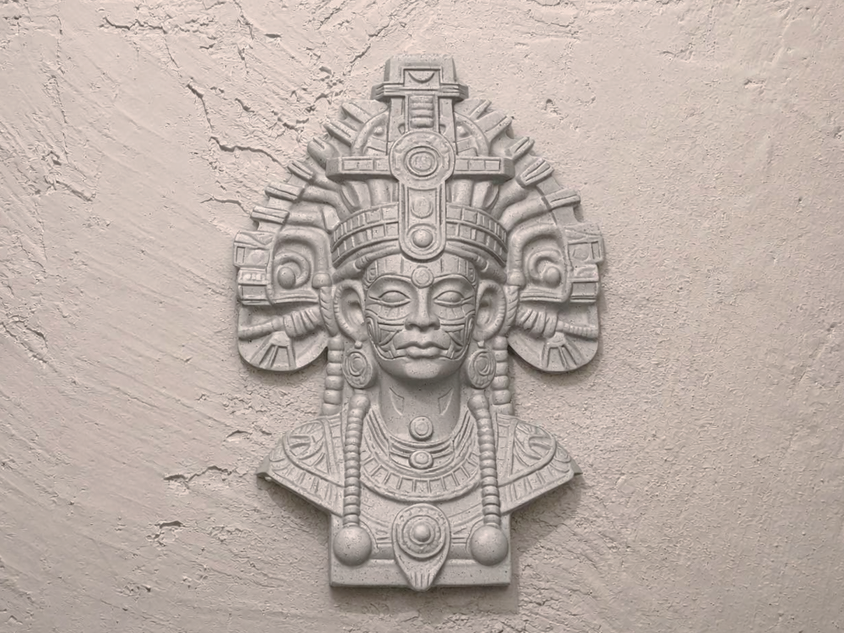 Aztec hanging mask