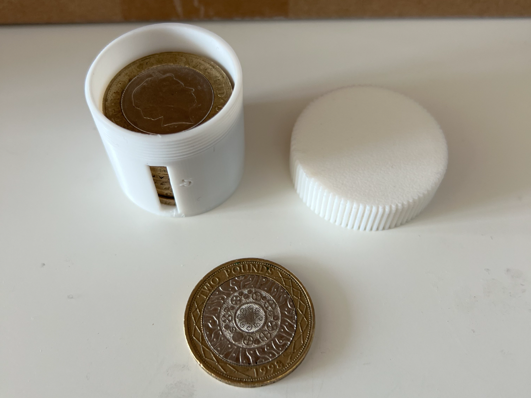 British Two Pound Coin Capsule/Holder - 10 Coins