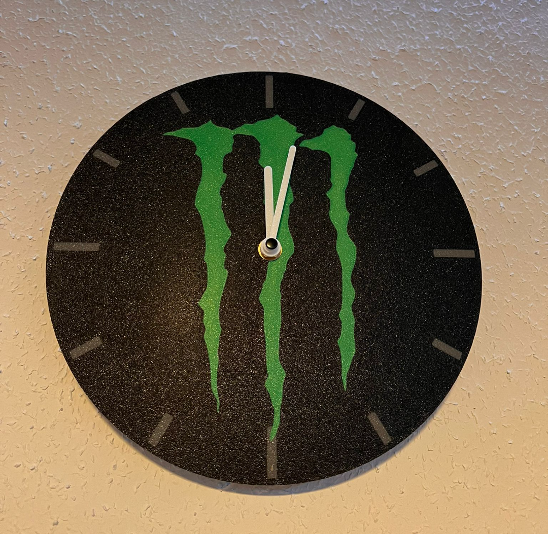 Monster Energy wallclock