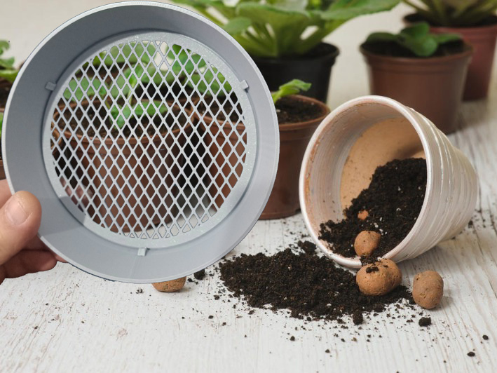 3 Sets Garden Soil Sieve Pan