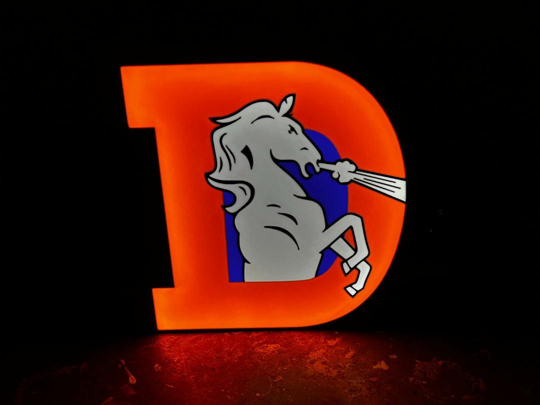 Broncos led light