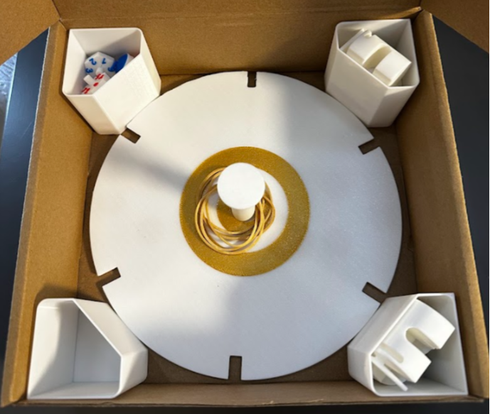 Storage Solution for the Table Curling Game