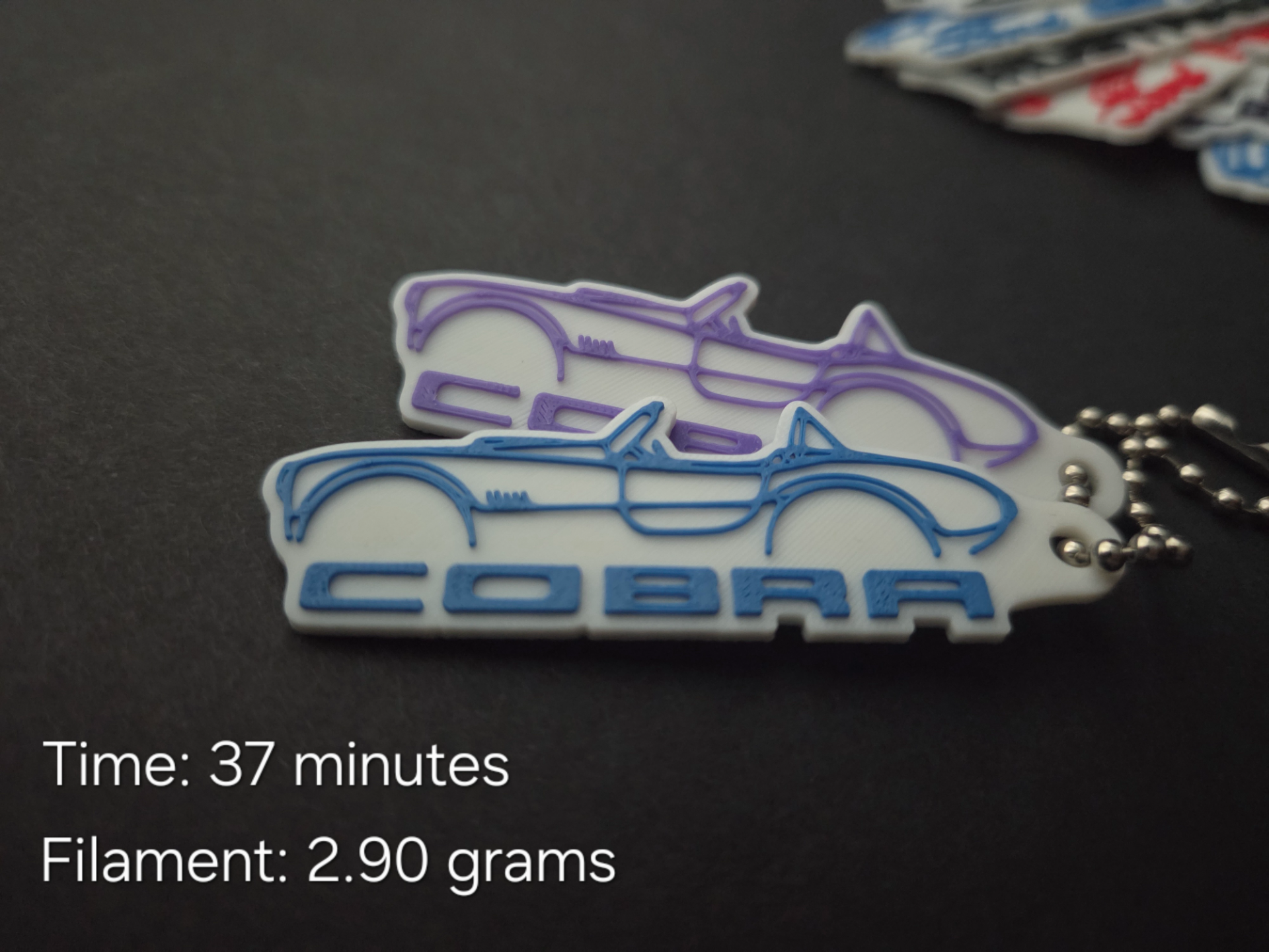 1965 Shelby Cobra keychain