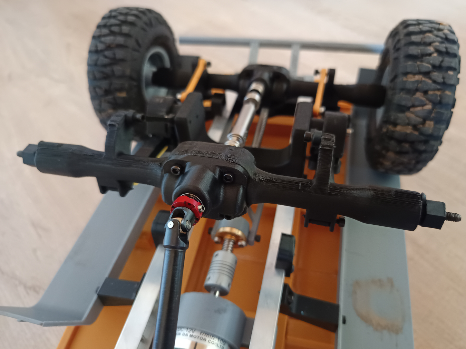 Leaf spring Axle housing for 1/10 crawler 6x6 4x4