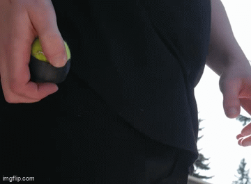 Tennis ball holder for Dog fetching
