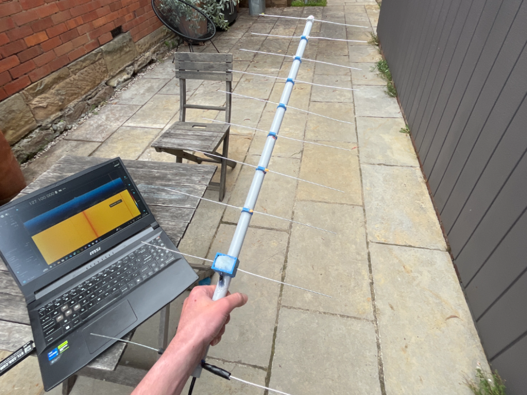 Yagi element holder