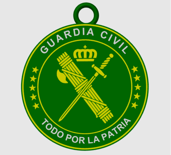 Guardia Civil Española llavero