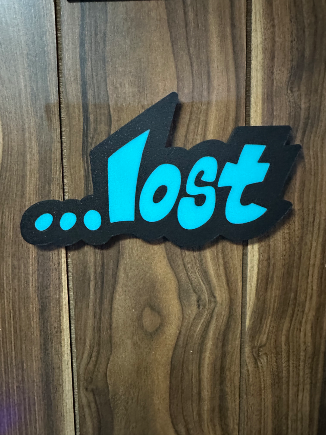 lost surfboards logo lightbox/wall art