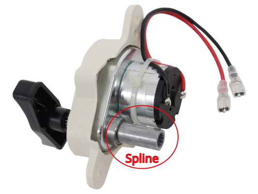 Dometic Fan-Tastic Vent Lift Motor Spline
