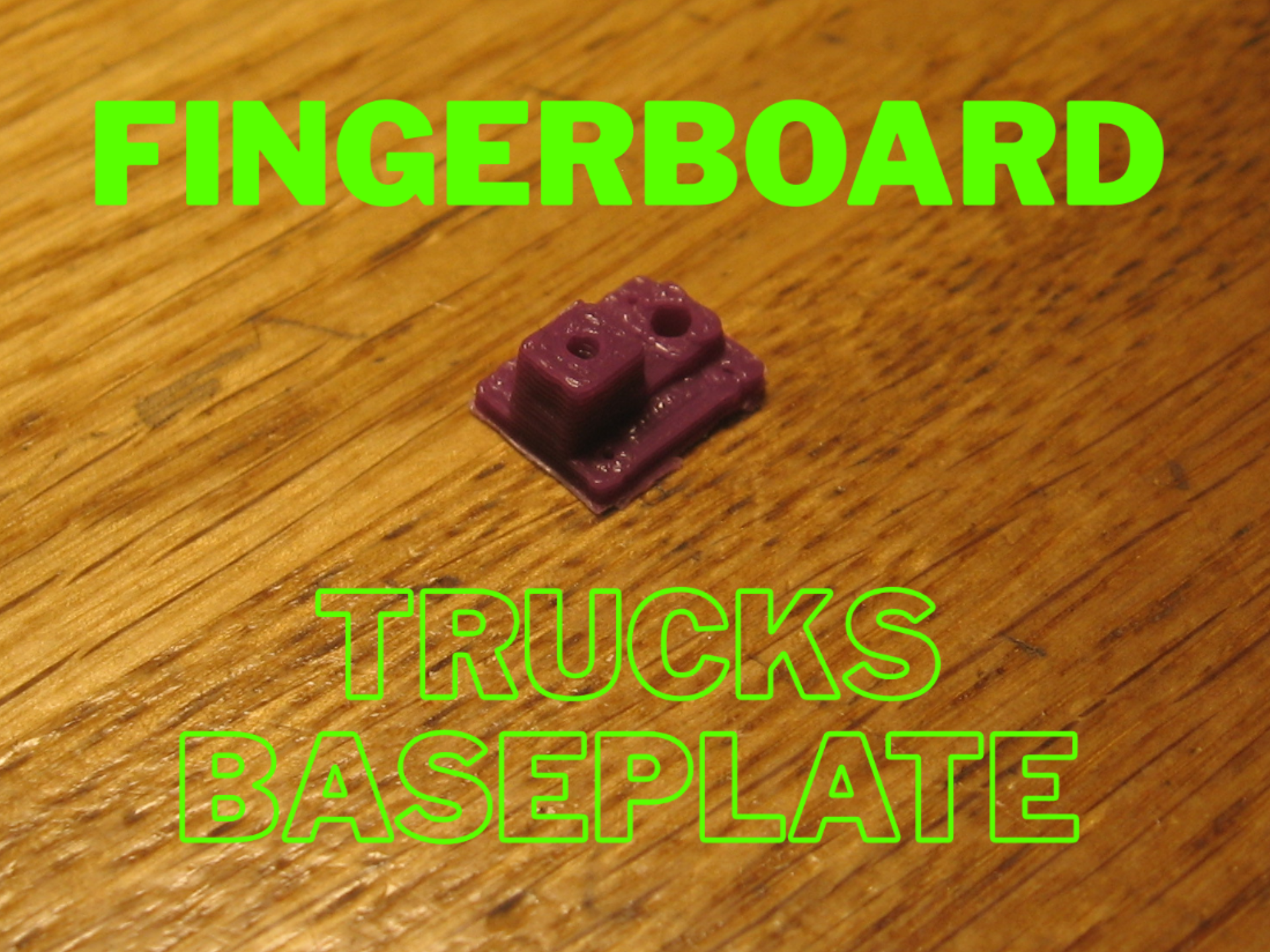 fingerboard trucks baseplate
