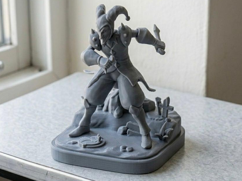 Shaco Inspired Miniature – League Fan Art Figure