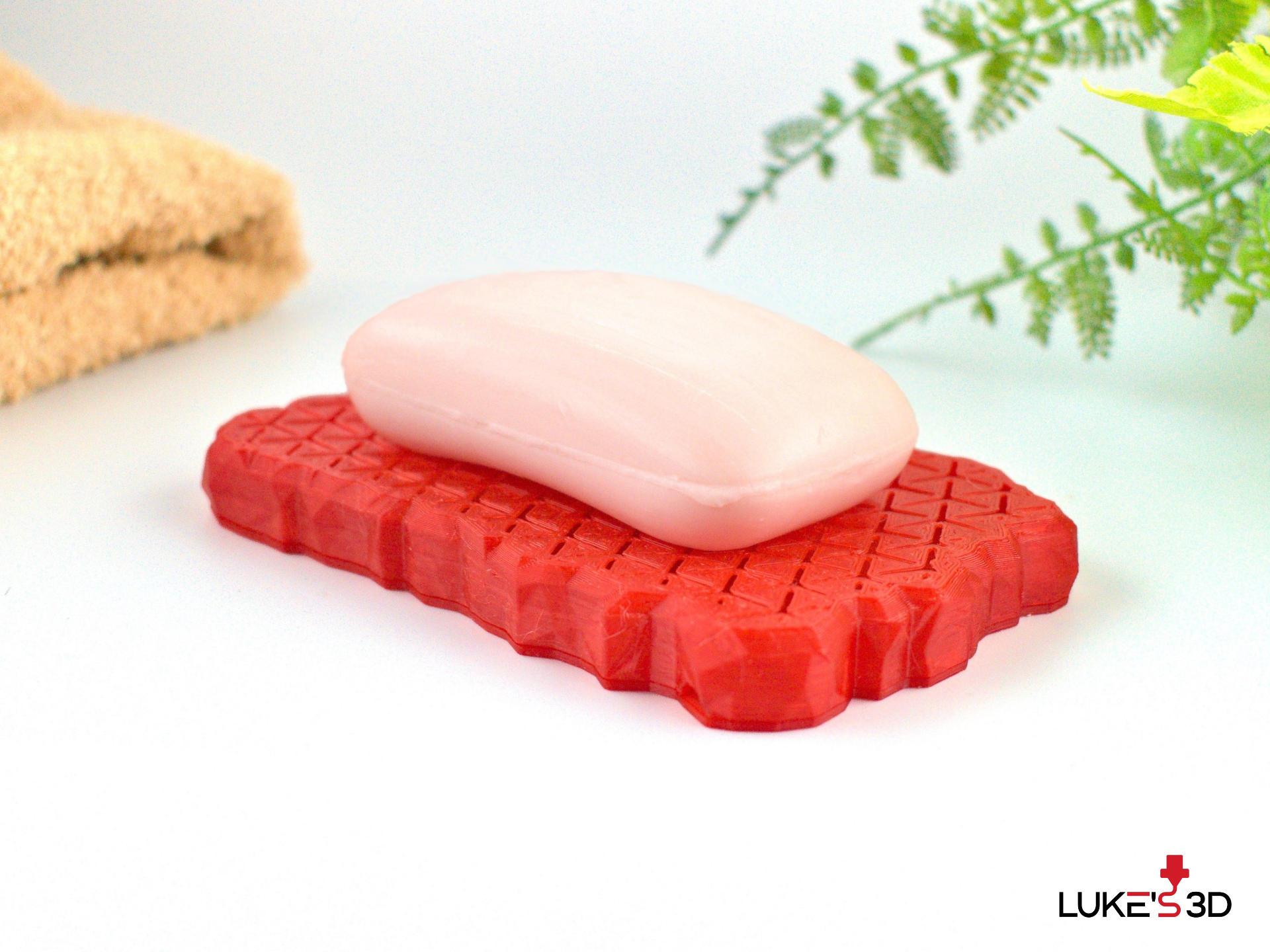 Low poly soap holder