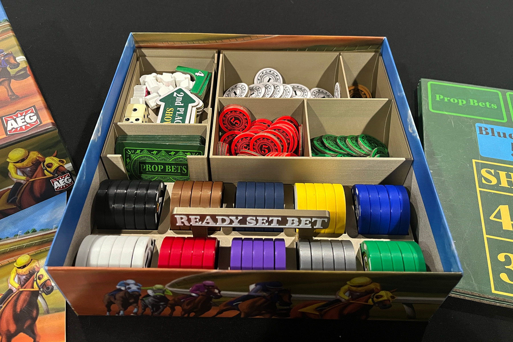"Ready Set Bet" Board Game Insert