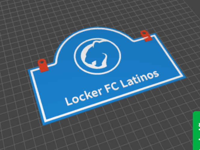 Placa locker latinos