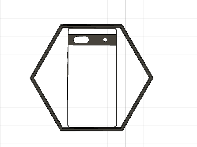 6" Hexagon Google Pixel