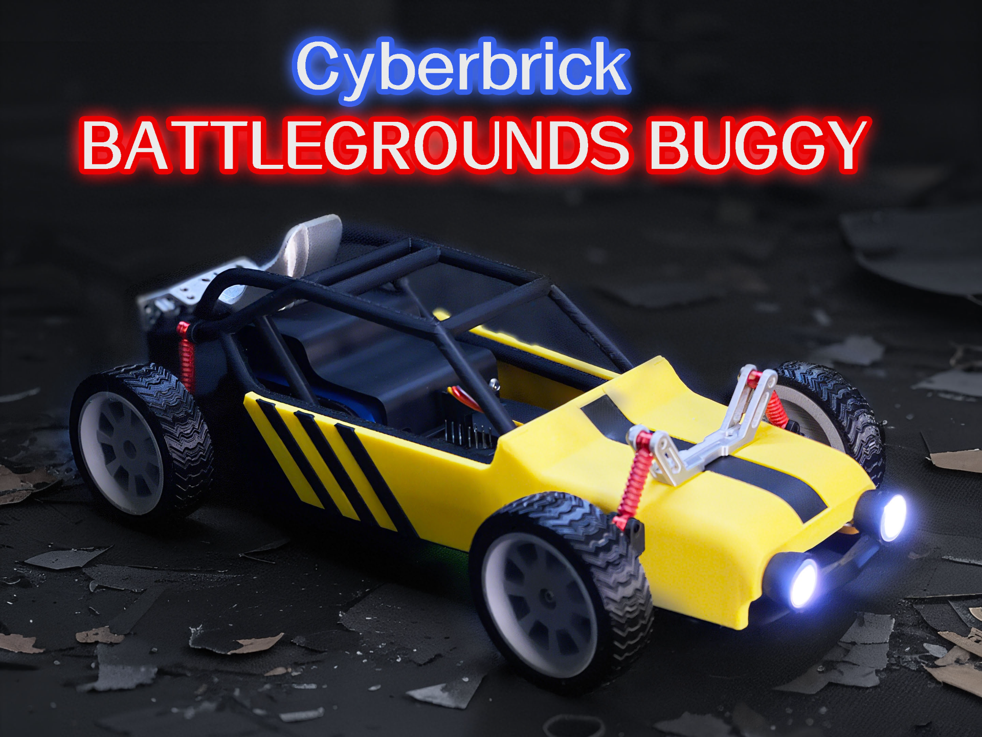 Remote controlled BATTLEGROUNDS BUGGY