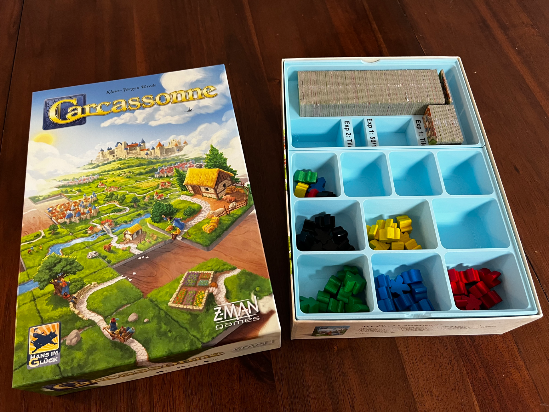 Carcassonne Game Insert / Organizer