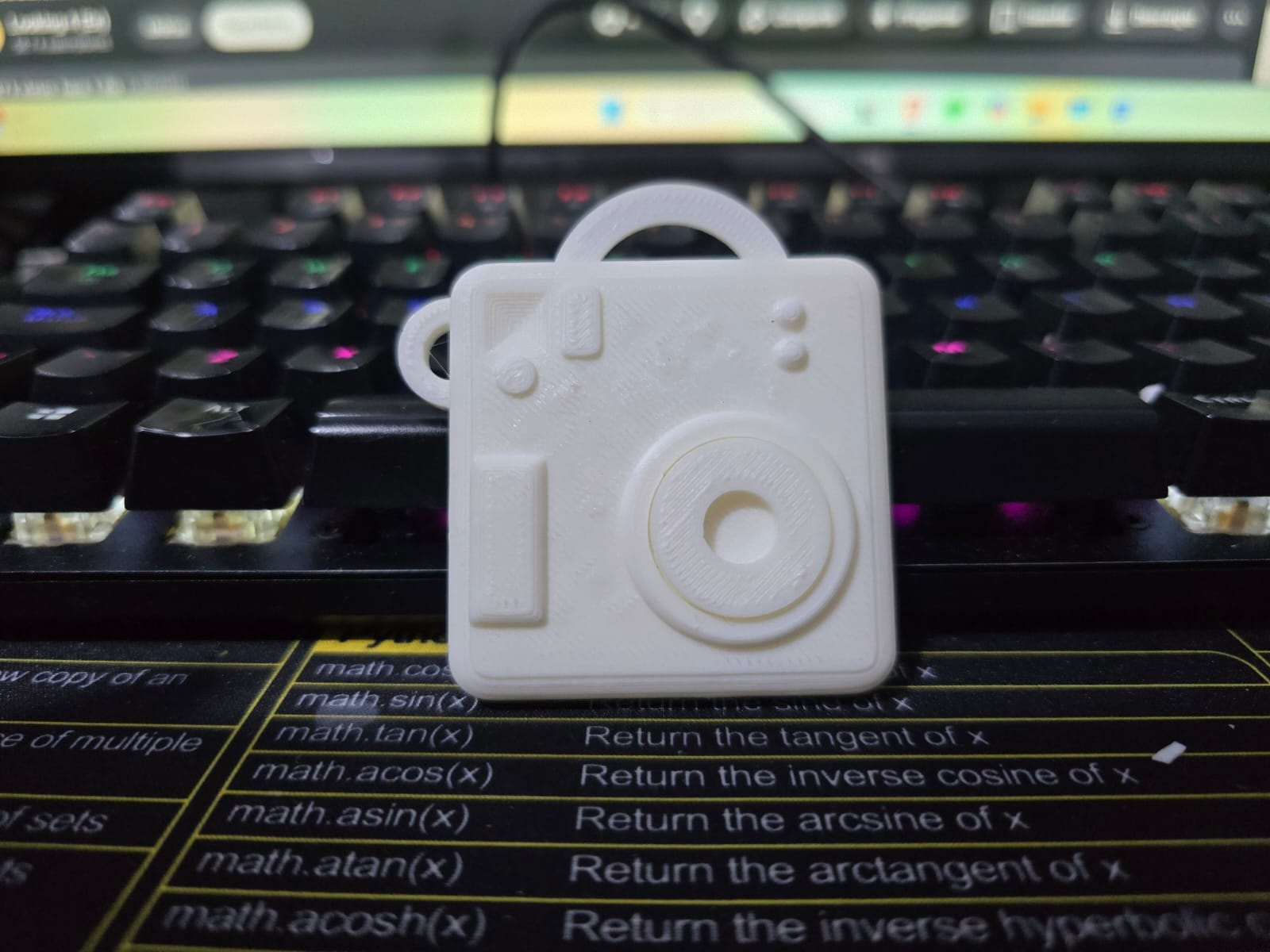 photo holder keychain